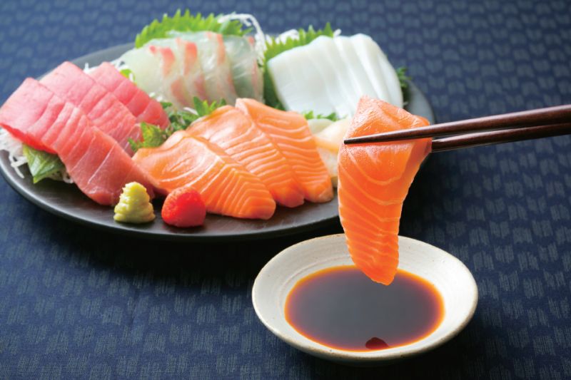 cách ăn Sashimi